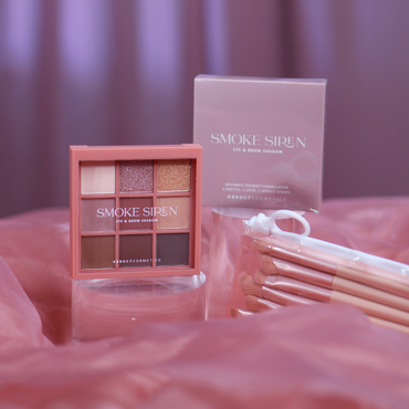 Smoke Siren Eye & Brow Shadow Palette & Brush Set