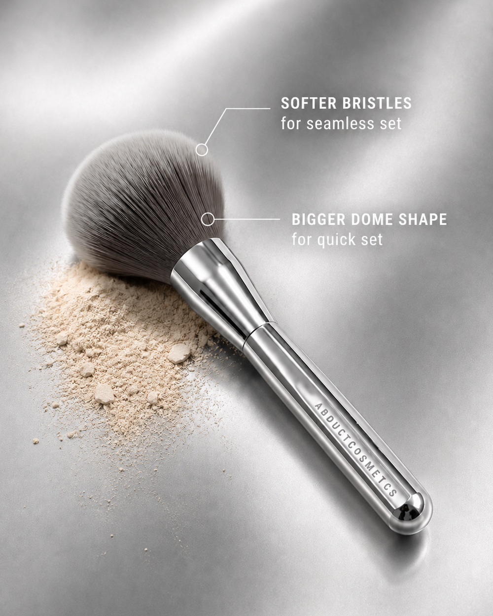 [UPGRADED] Luxe Blurring Powder Brush – Abduct Cosmetics